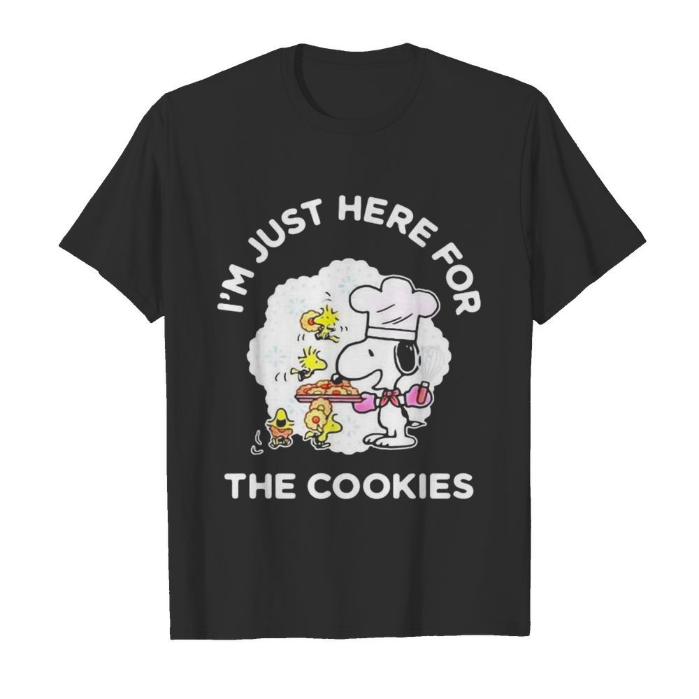 Snoopy and woodstock i’m just here for the cookies  Classic Men's T-shirt