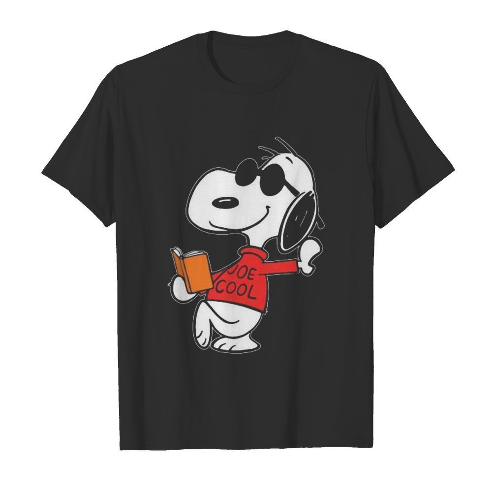 Snoopy reading book joe cool shirt