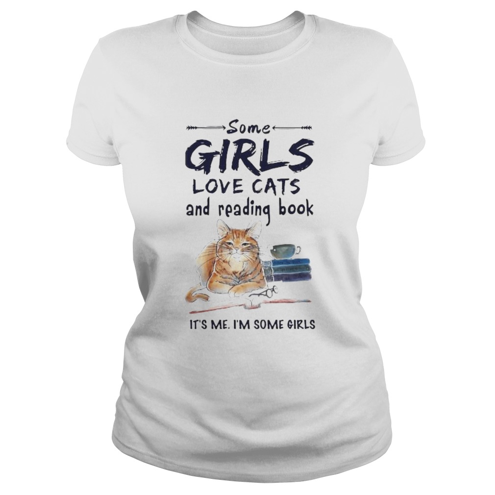 Some girls love cats and reading book its me im some girls  Classic Ladies