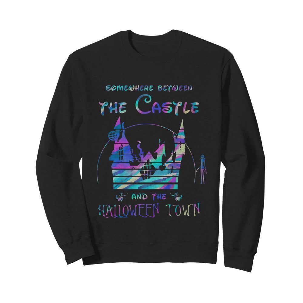 Somewhere Between The Castle And The Halloween Town Unisex Sweatshirt