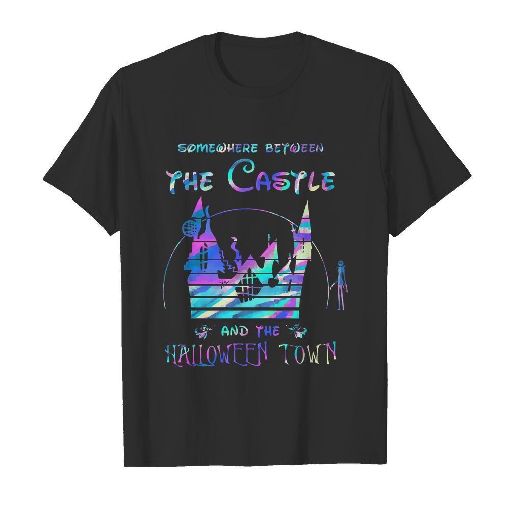 Somewhere Between The Castle And The Halloween Town Classic Men's T-shirt