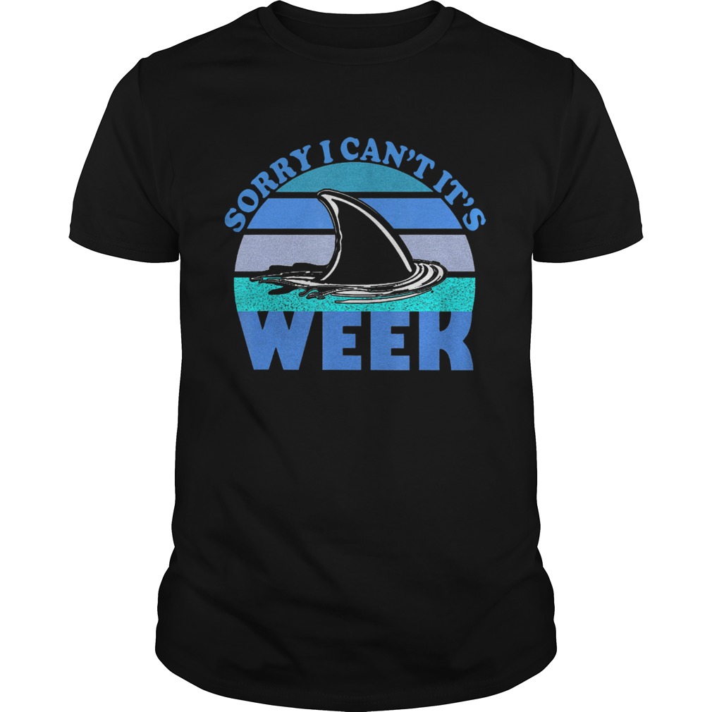 Sorry I Cant its Week 2020 Shark  Unisex