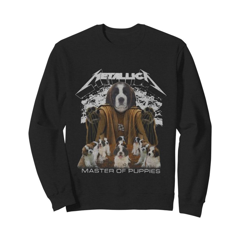 St. bernard metallica master of puppies  Unisex Sweatshirt