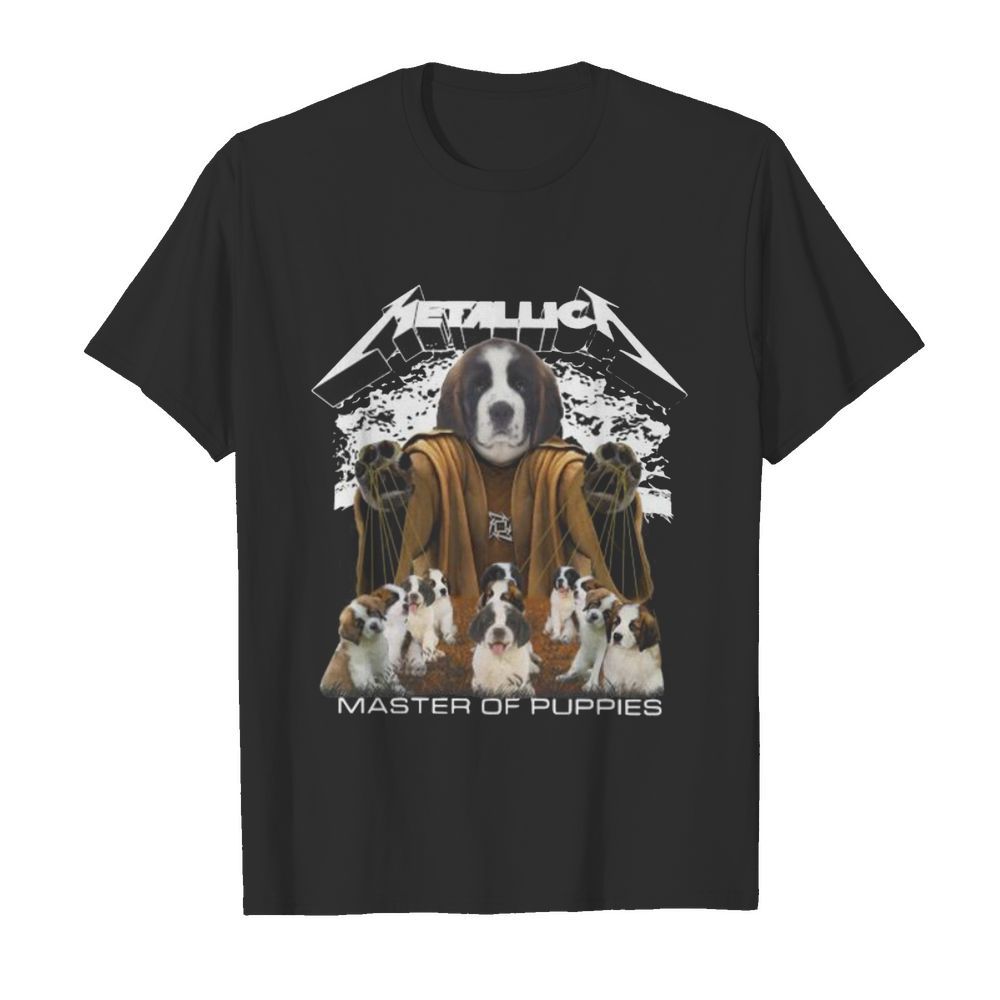 St. bernard metallica master of puppies shirt