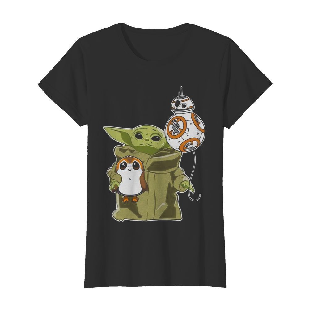 Star wars baby yoda bb8 and wampa  Classic Women's T-shirt