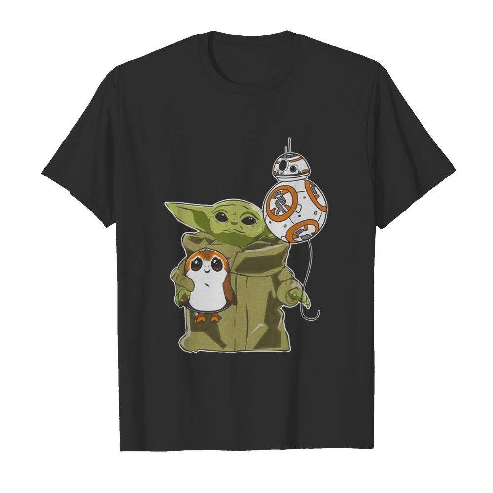 Star wars baby yoda bb8 and wampa  Classic Men's T-shirt