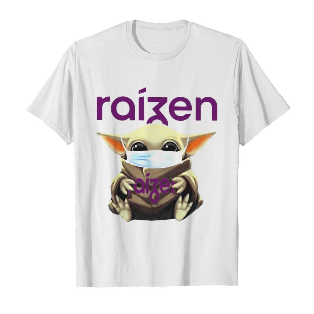 Star wars baby yoda mask hug raizen shirt