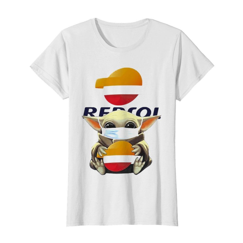 Star wars baby yoda mask hug repsol  Classic Women's T-shirt