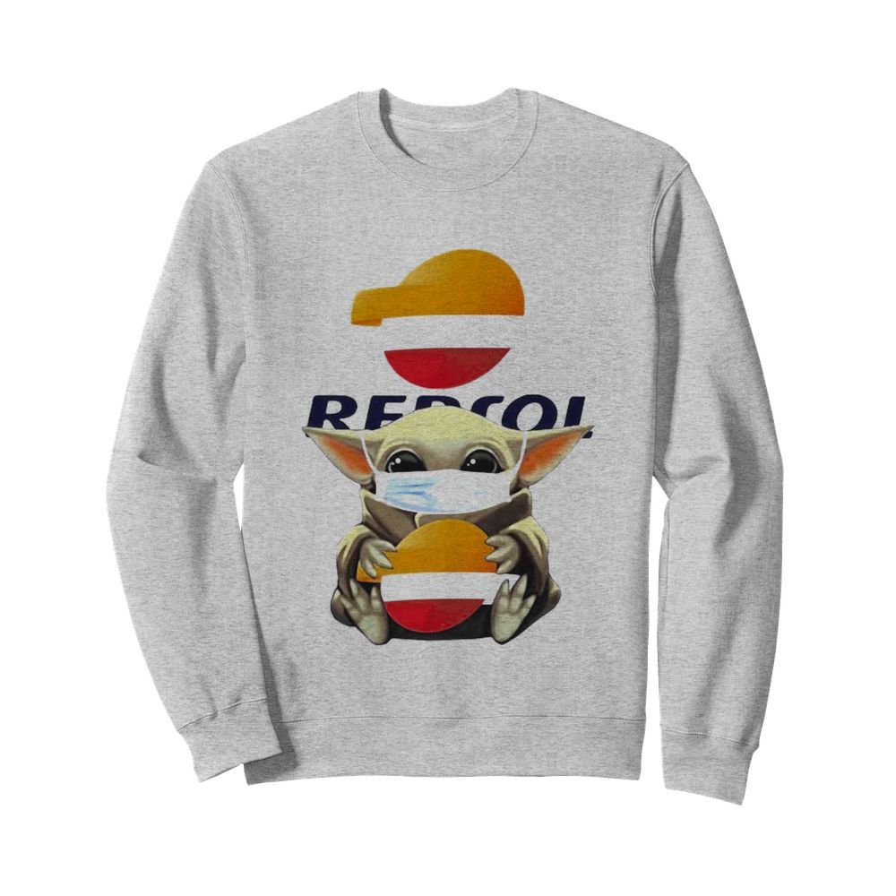 Star wars baby yoda mask hug repsol  Unisex Sweatshirt