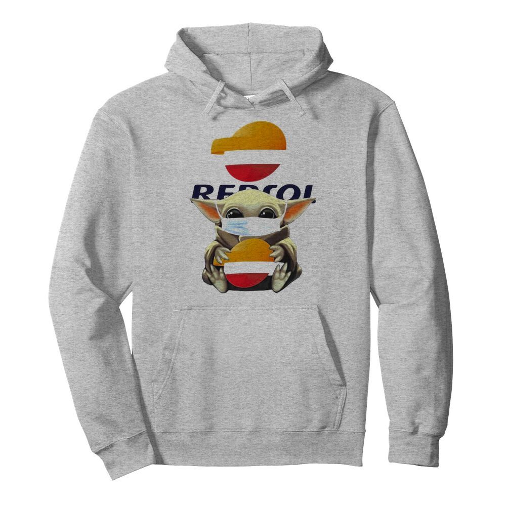 Star wars baby yoda mask hug repsol  Unisex Hoodie