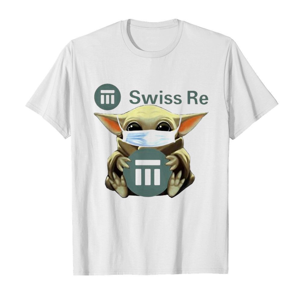 Star wars baby yoda mask hug swiss re shirt