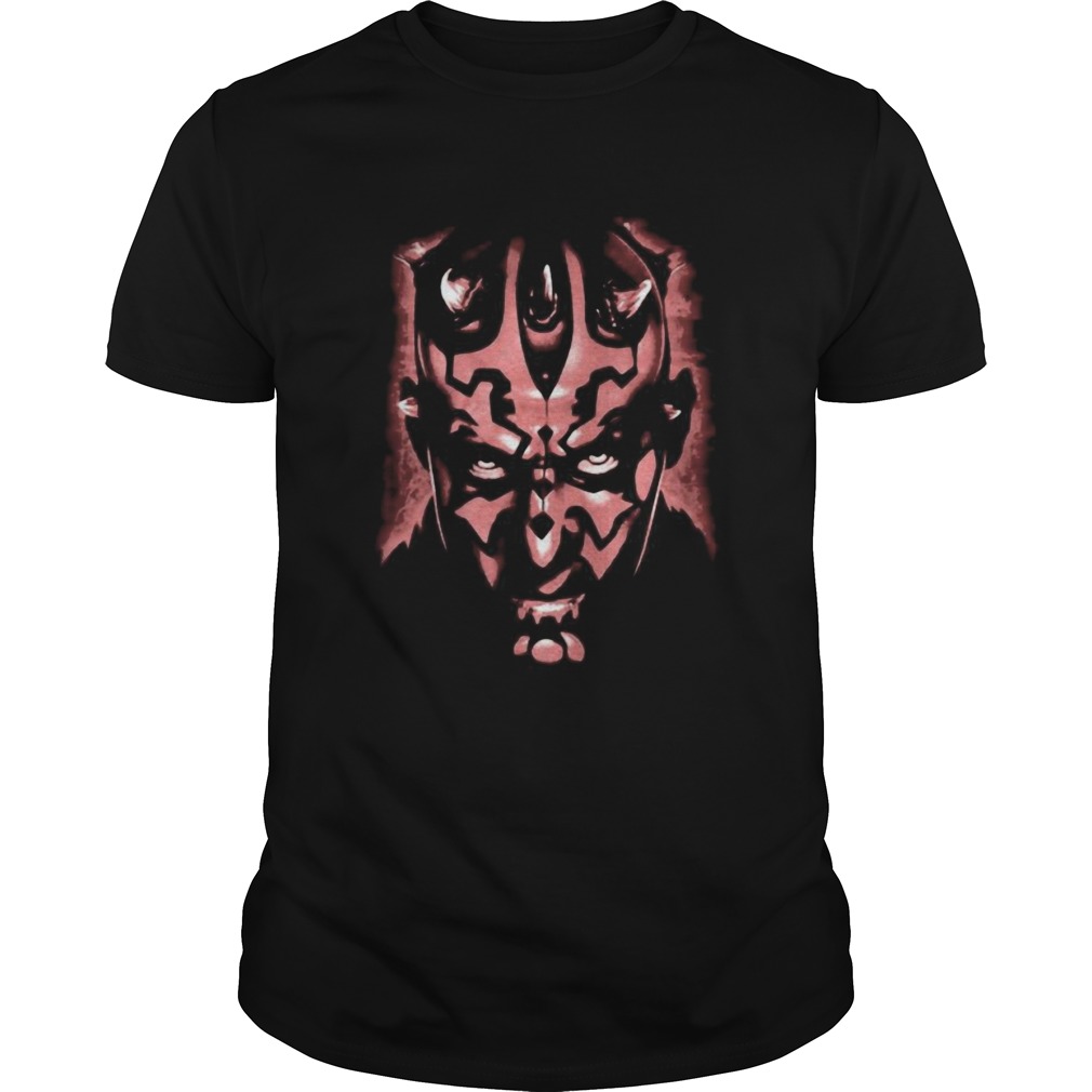 Star wars darth maul face shirt