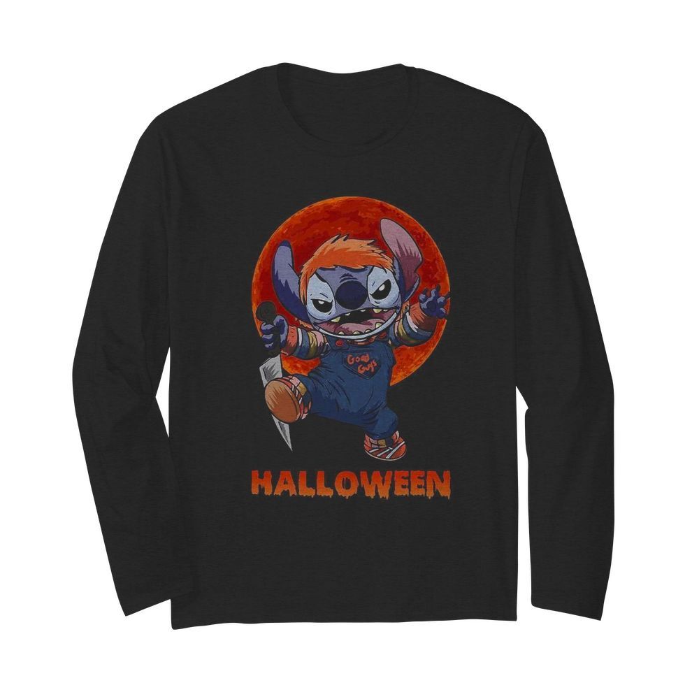 Stitch Halloween  Long Sleeved T-shirt 