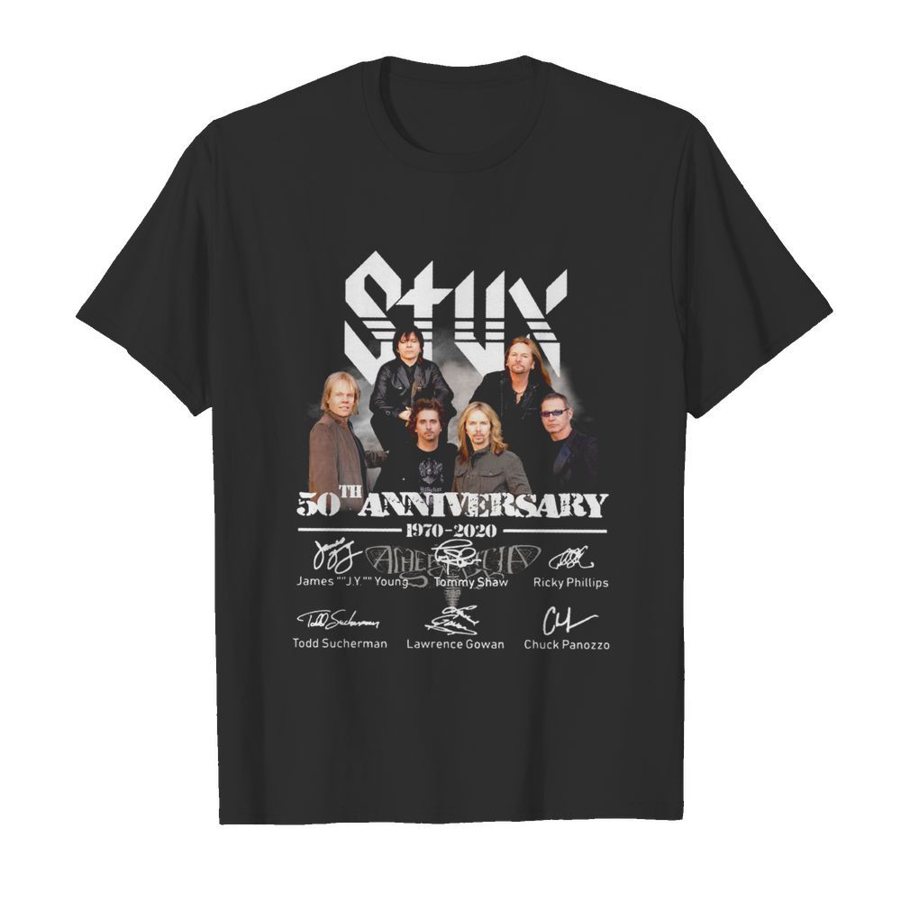 Styx 50th Anniversary 1970 2020 Signature shirt