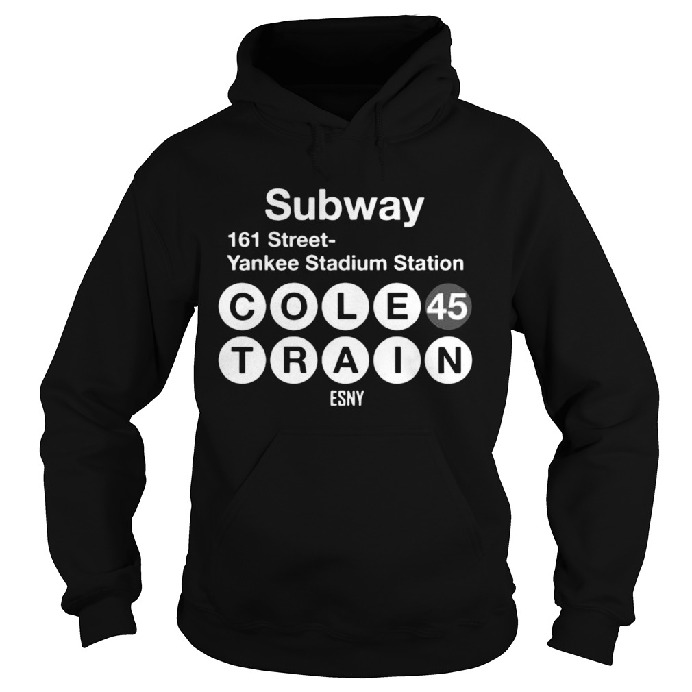 Subway 161 street yankee stadium station cole 45 train etsy  Hoodie