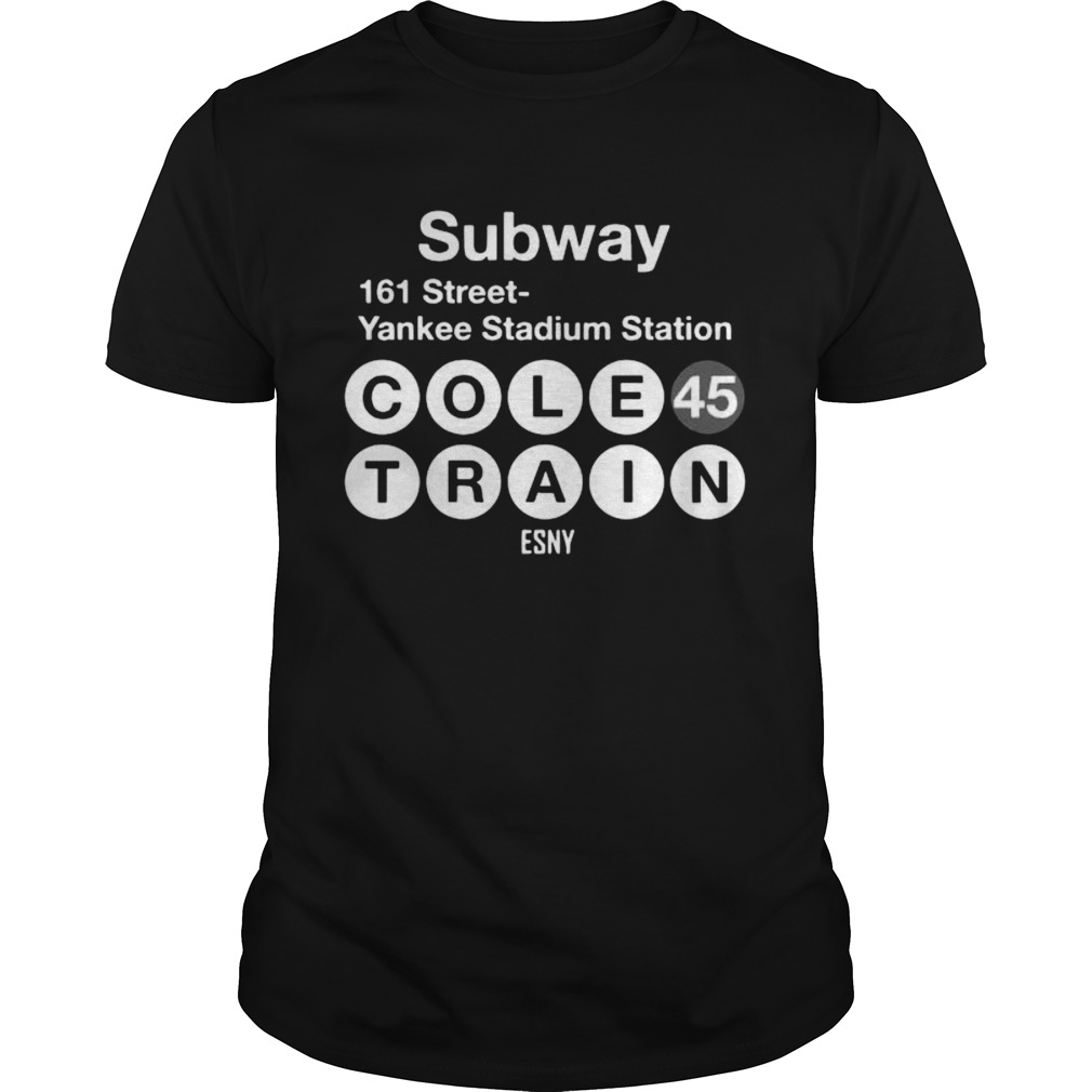 Subway 161 street yankee stadium station cole 45 train etsy  Unisex