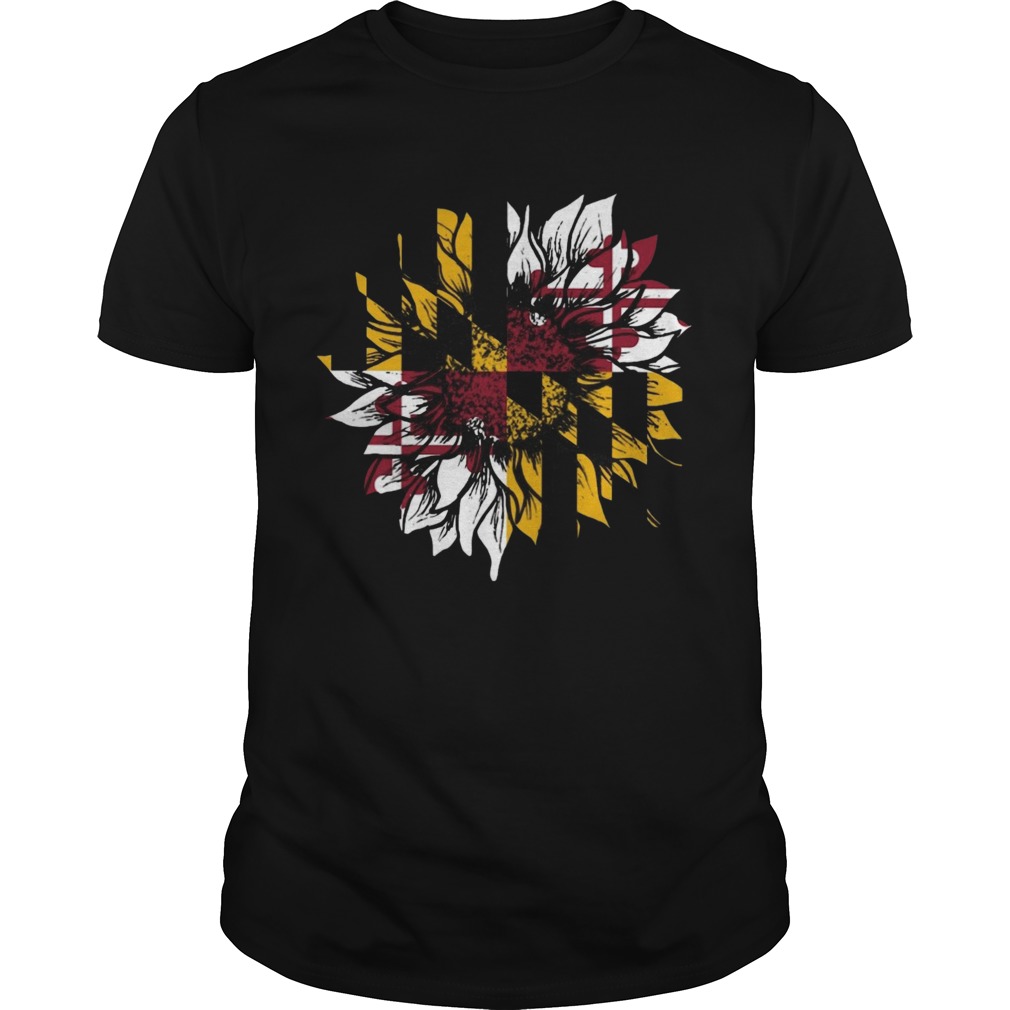 Sunflower Maryland Flag shirt