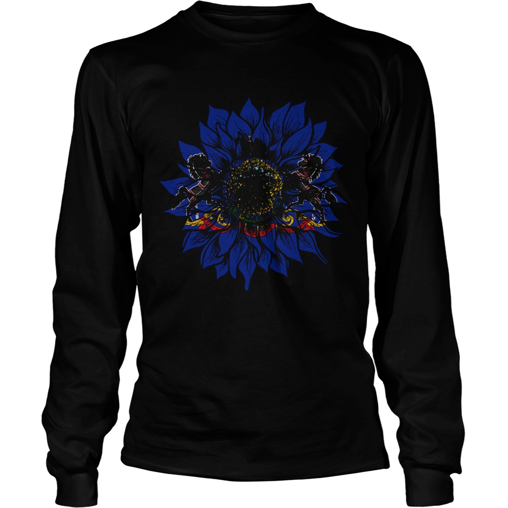 Sunflower Pennsylvania Flag  Long Sleeve