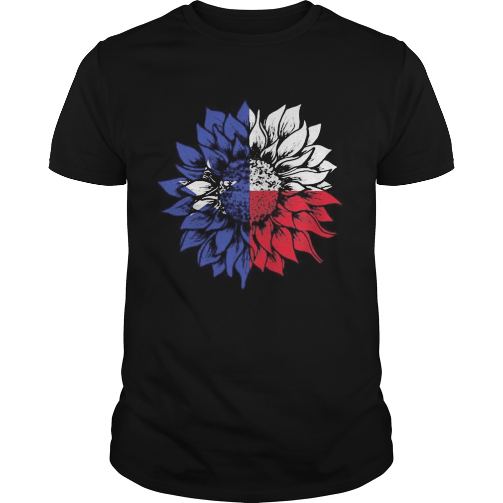 Sunflower Texas Flag shirt