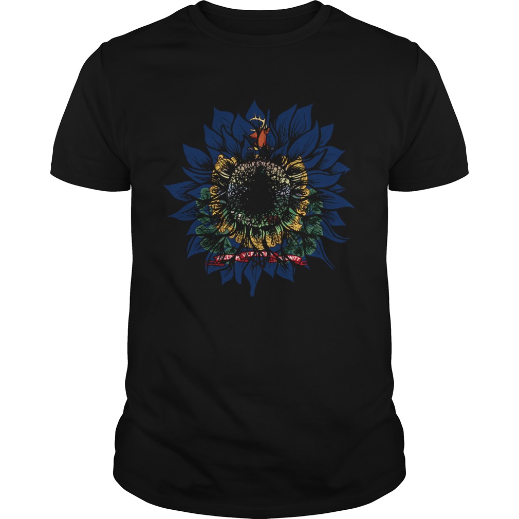 Sunflower Vermont Flag shirt