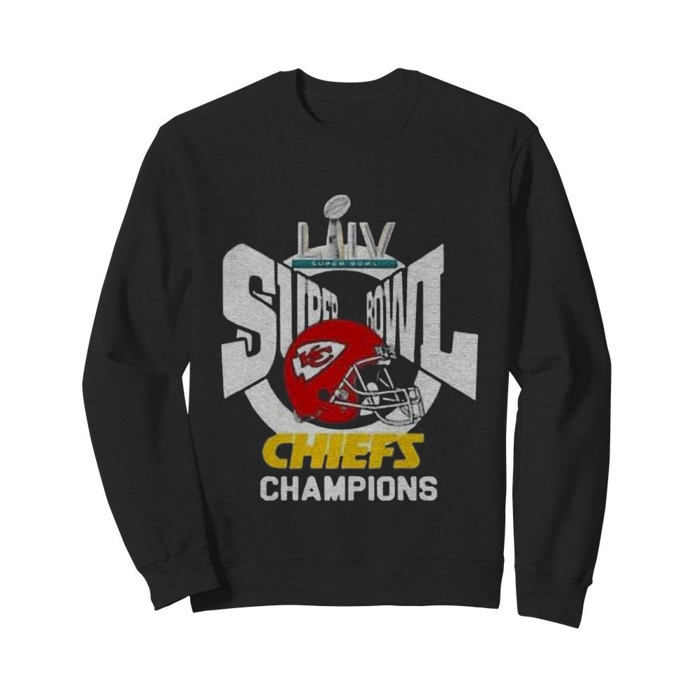 Super bowl liv champions kansas city chiefs football  Unisex Sweatshirt