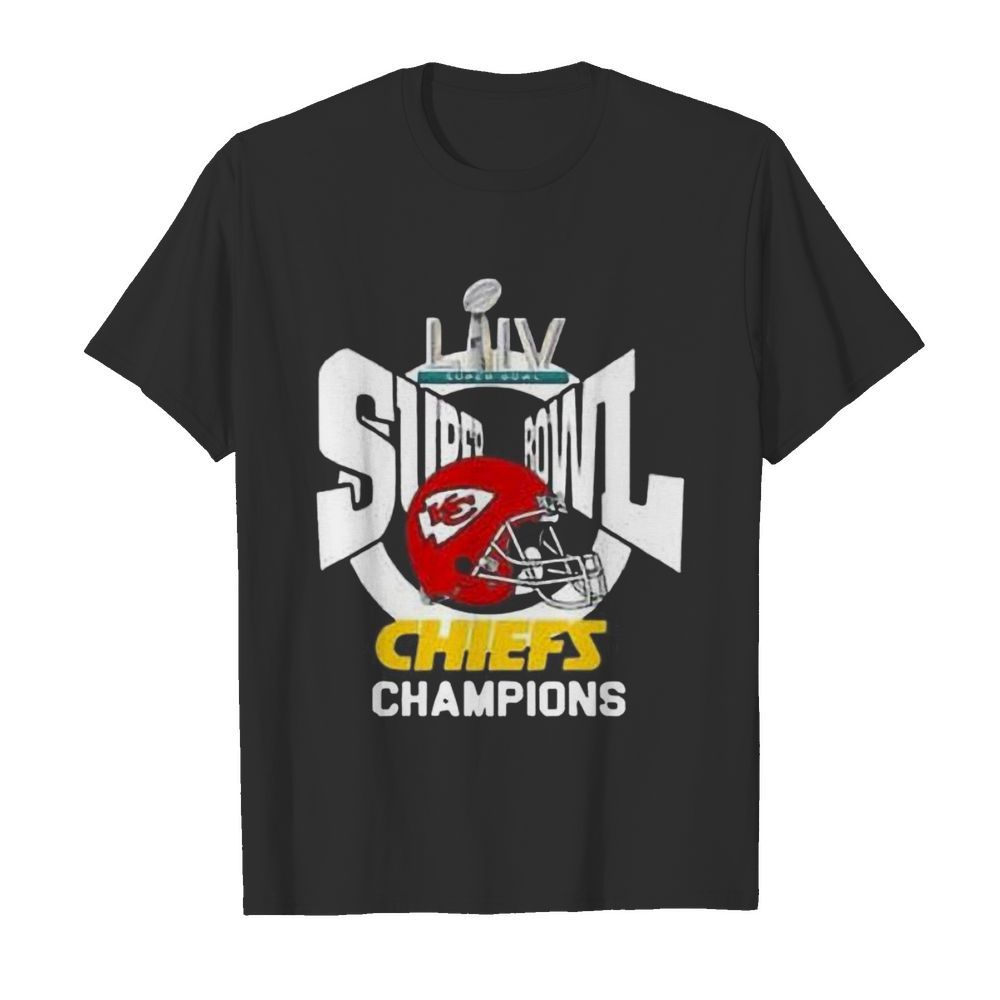 Super bowl liv champions kansas city chiefs football shirt