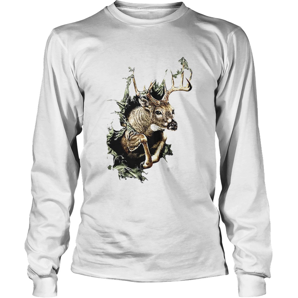 THE DEER IS ESCAPED  Long Sleeve