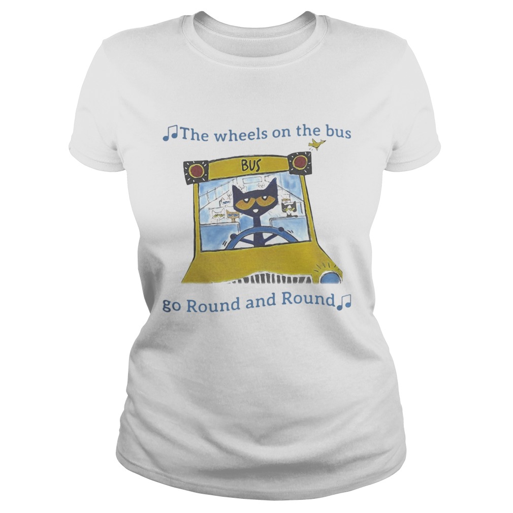 THE WHEELS ON THE BUS GO ROUND AND ROUND CAT SCHOOL BUS  Classic Ladies