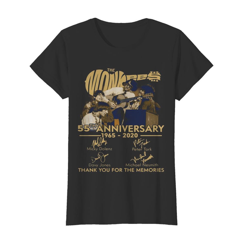 TNT The Monkees 55 Years Anniversary 1965 – 2020  Classic Women's T-shirt