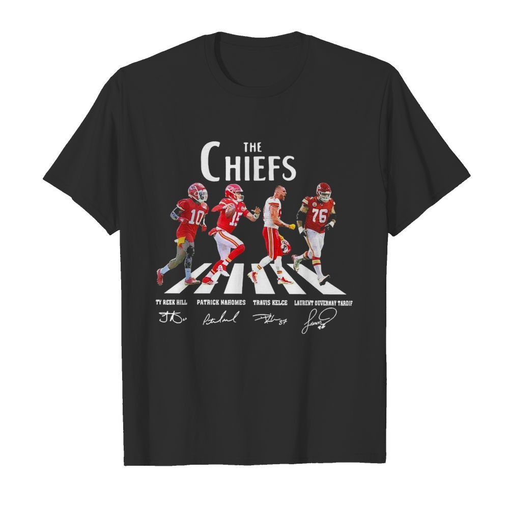 The Chiefs Abbey Road Signatures shirt