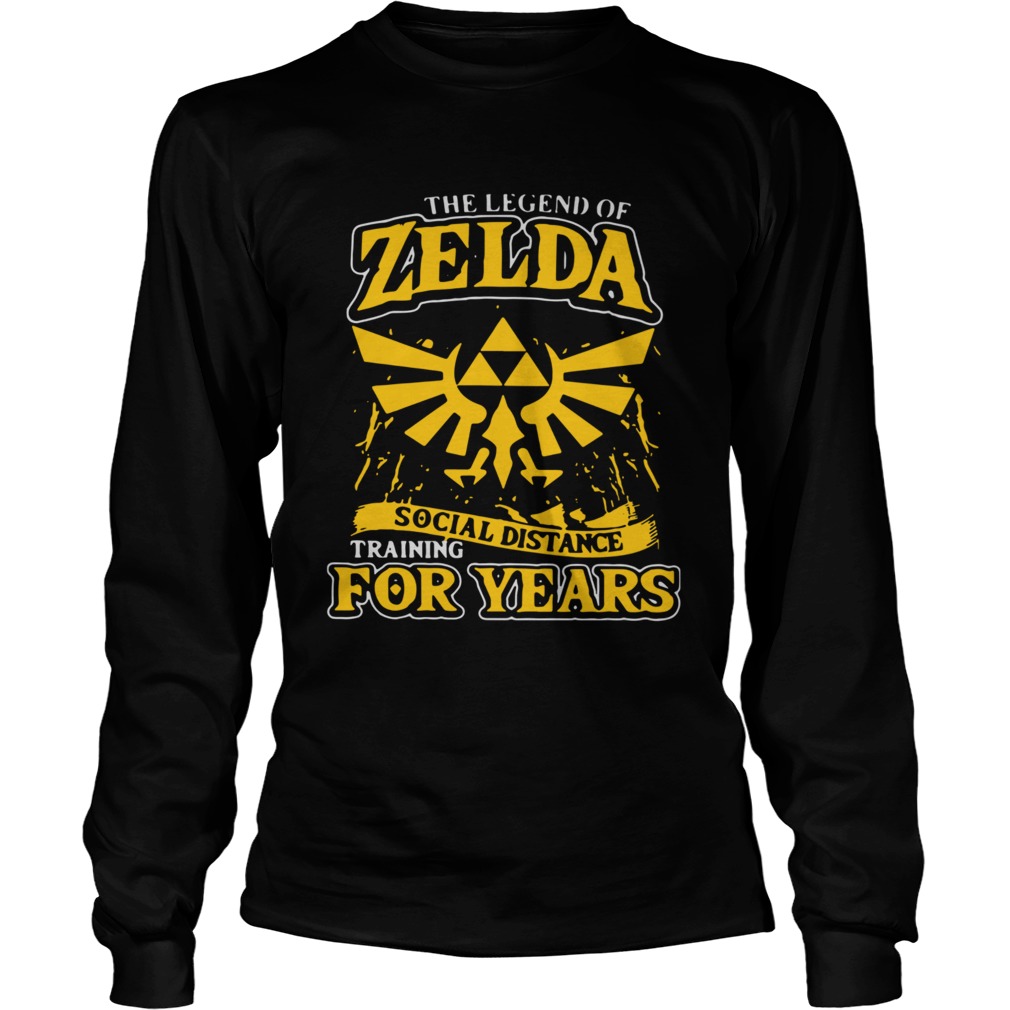 The Legend Of Zelda Social Distance Training For Years  Long Sleeve