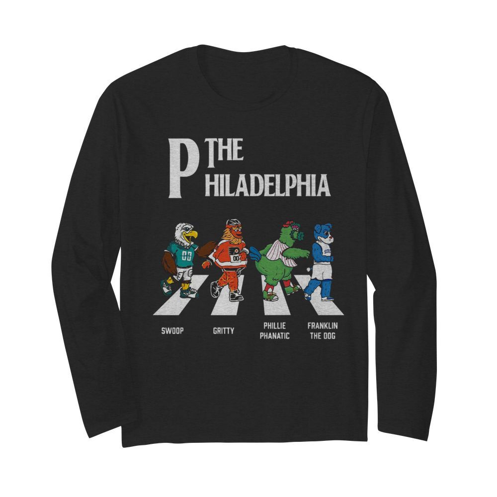 The Philadelphia Walking The Abbey Road Swoop Gritty  Long Sleeved T-shirt 