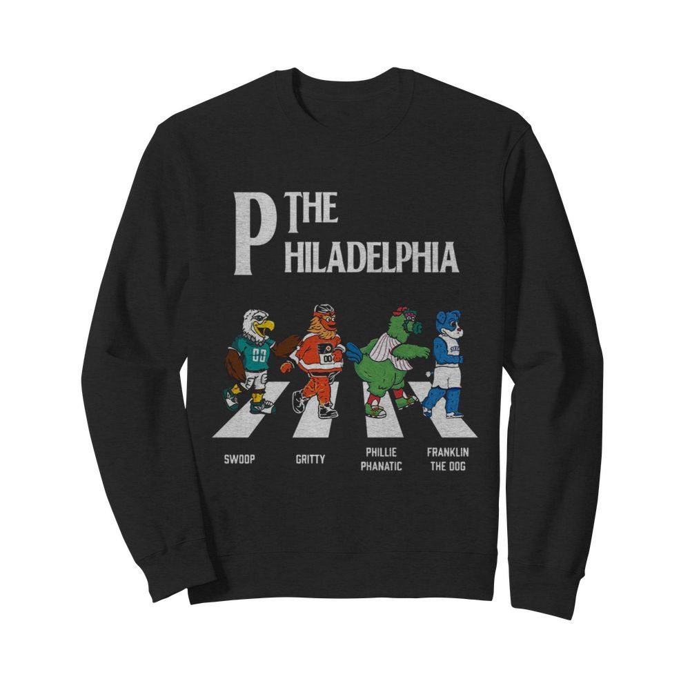 The Philadelphia Walking The Abbey Road Swoop Gritty  Unisex Sweatshirt