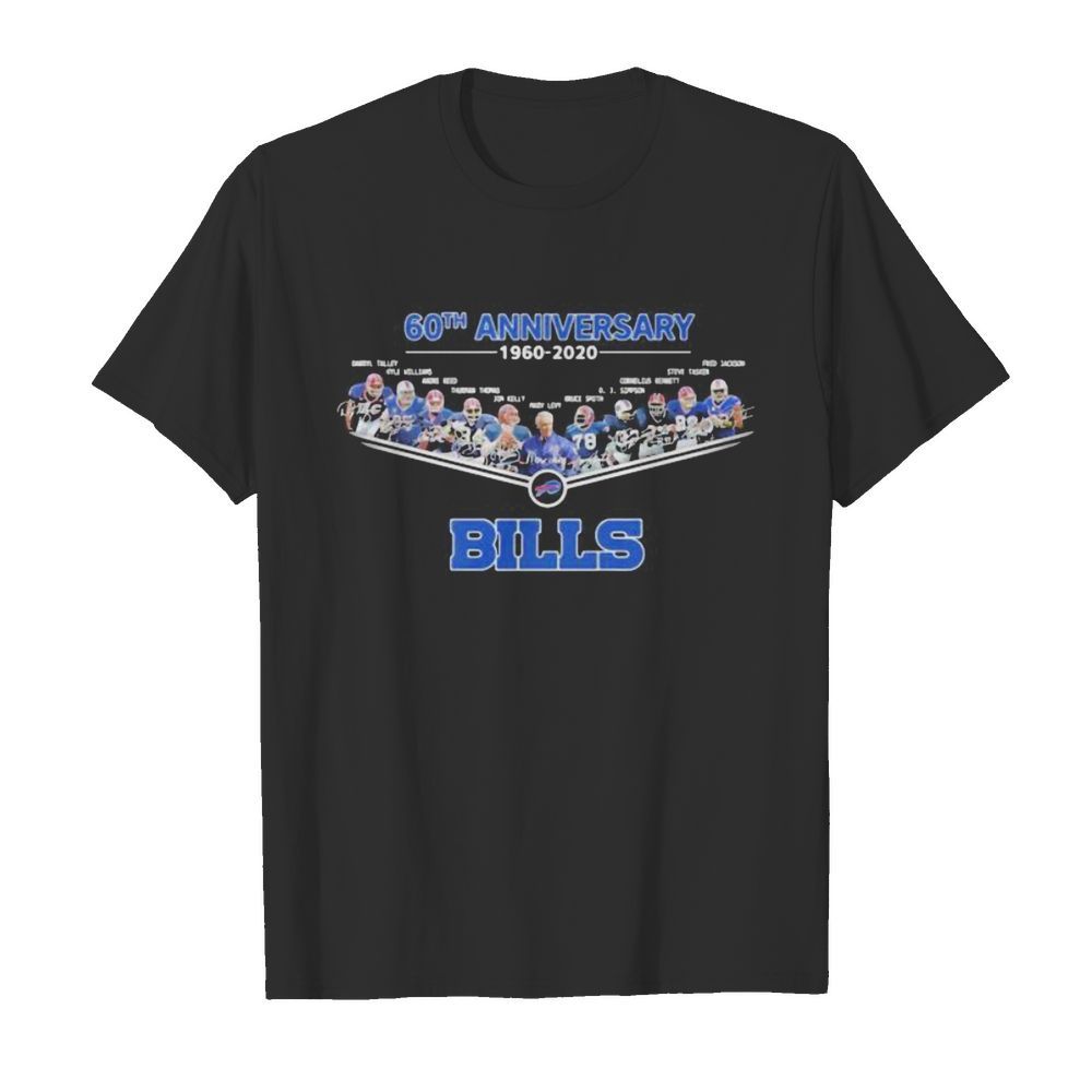 The buffalo bills legends 60th anniversary 1960 2020 shirt