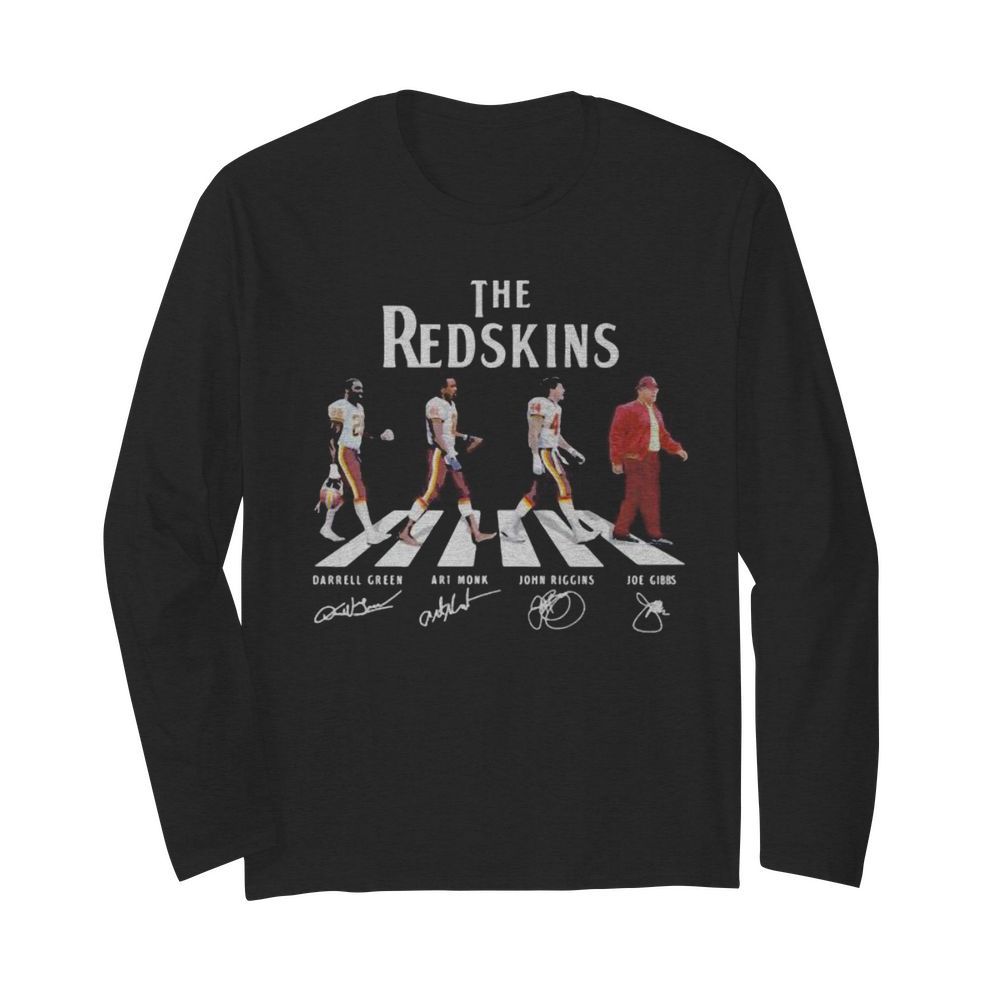 The redskins football abbey road signatures  Long Sleeved T-shirt 