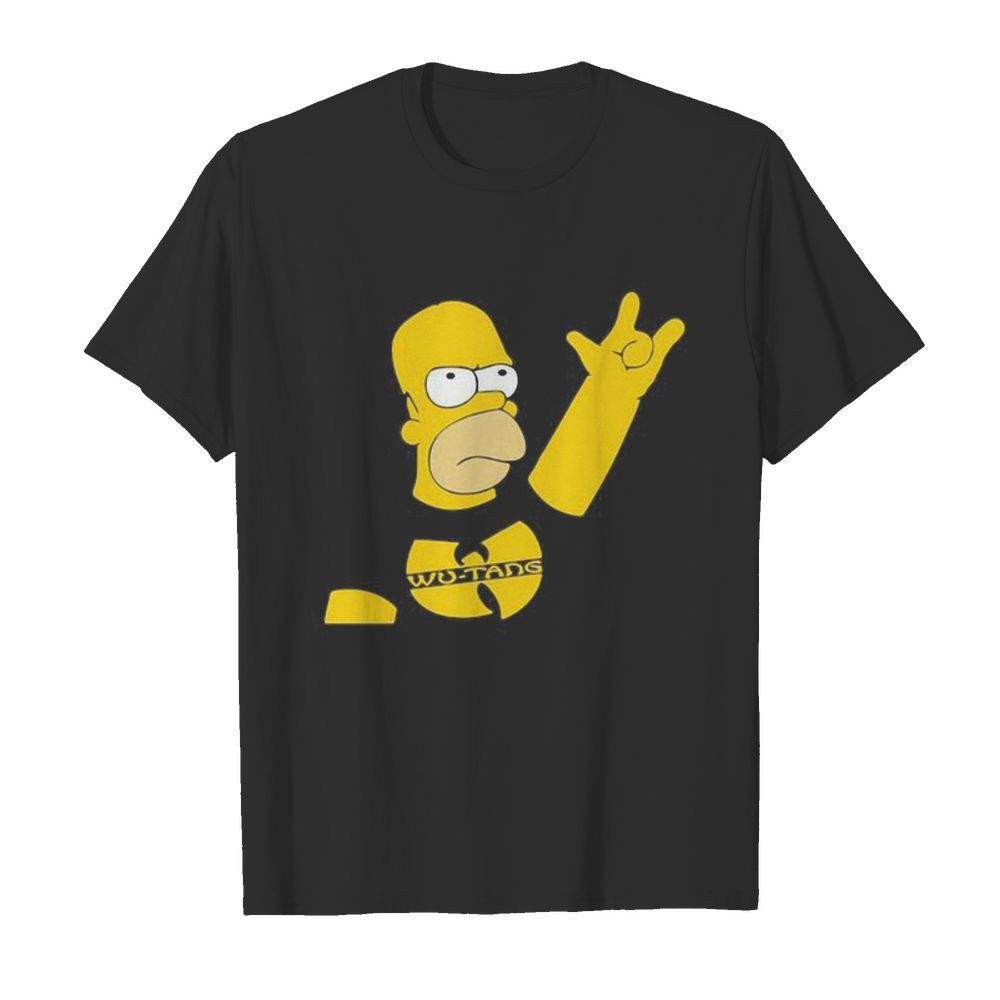 The simpsons wu tang logo shirt