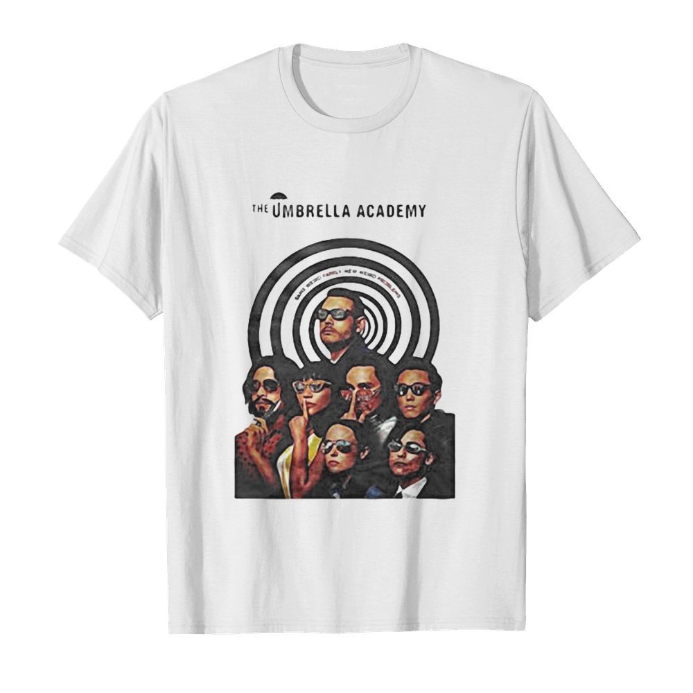 The umbrella academy band members shirt