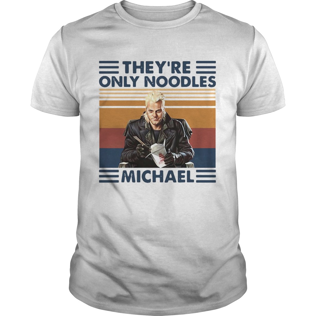 Theyre Only Noodles Michael Vintage shirt