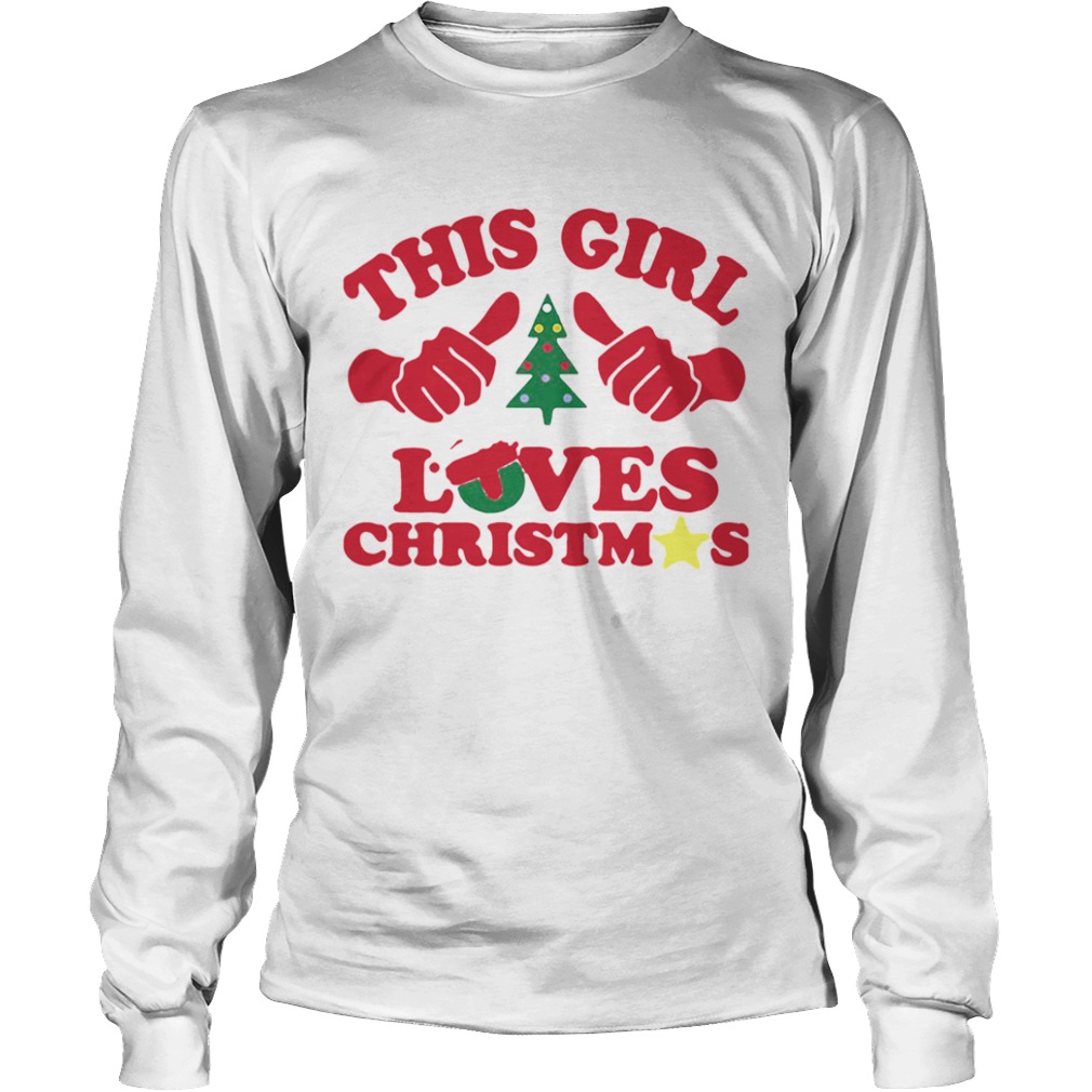 This Girl Loves Christmas  Long Sleeve