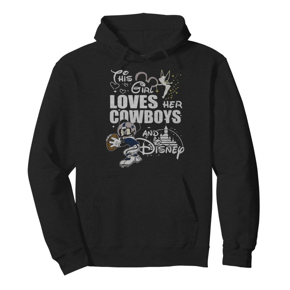 This girl loves her cowboys and disney  Unisex Hoodie