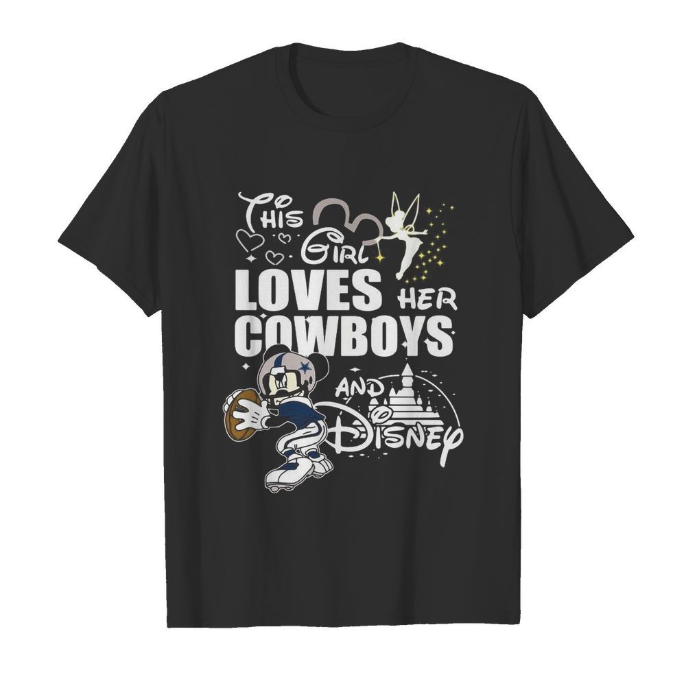 This girl loves her cowboys and disney  Classic Men's T-shirt