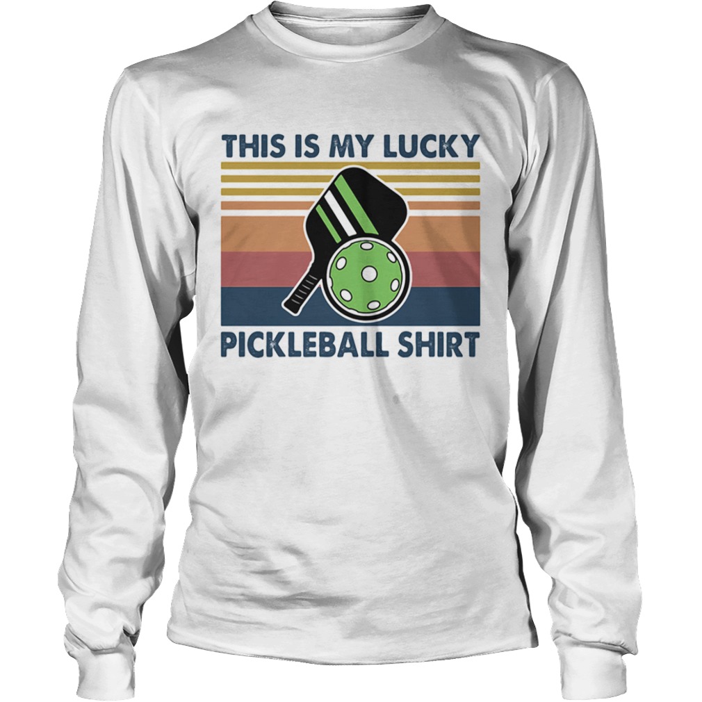 This is my lucky pickleball vintage retro  Long Sleeve