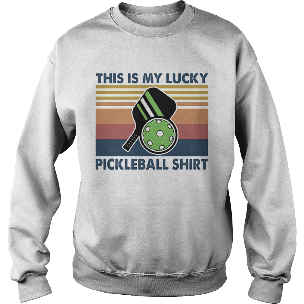 This is my lucky pickleball vintage retro  Sweatshirt