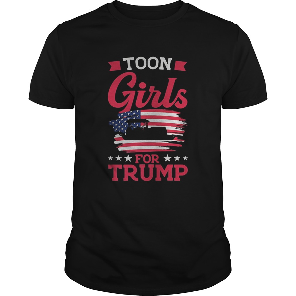 Toon girls for Trump Pontoon Boat American Flag  Unisex