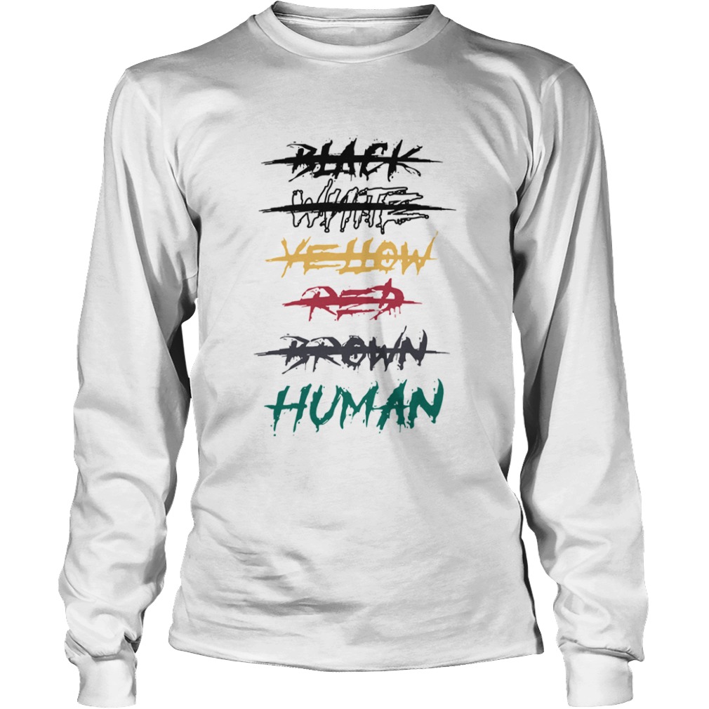 Top No Discrimination  Long Sleeve