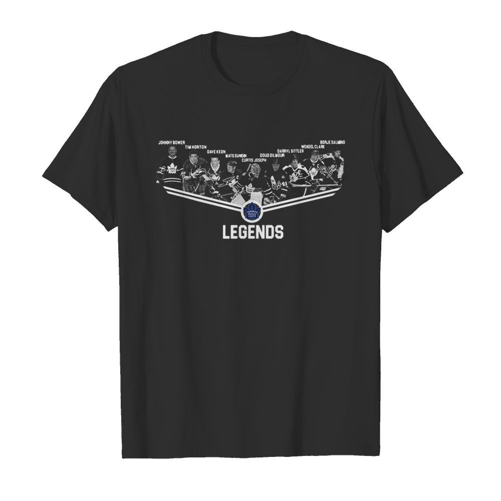 Toronto Maple Leafs Legends Team Player Signatures shirt