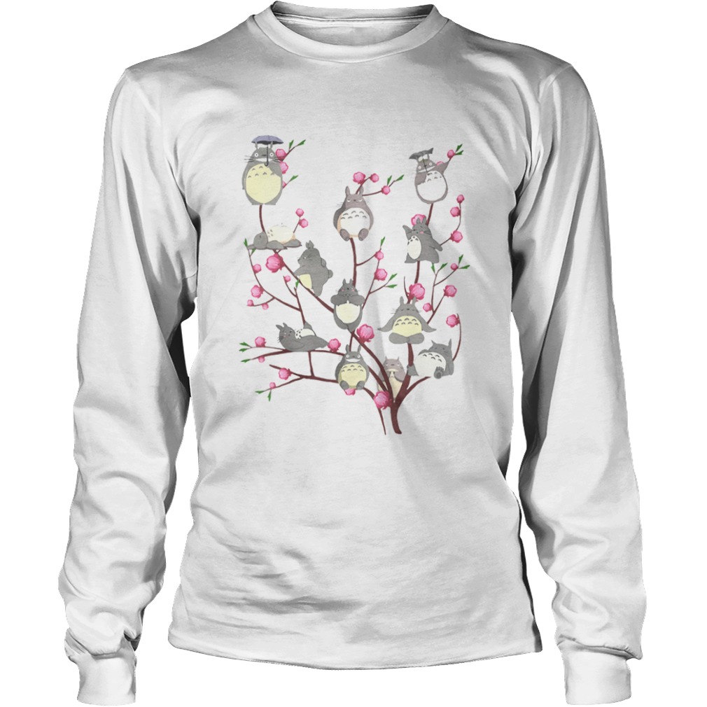 Totoro Cherry Blossom  Long Sleeve