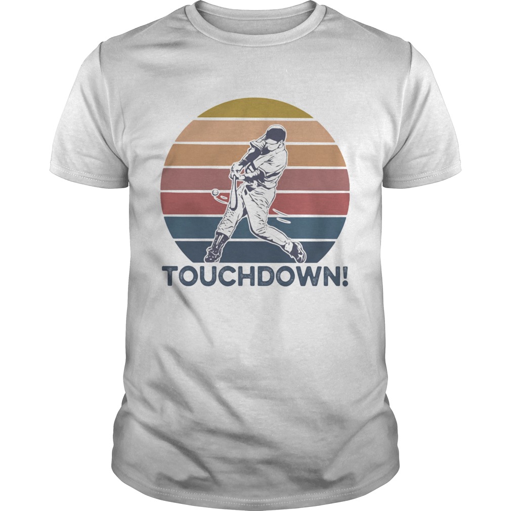 Touch Down Soft Ball Vintage Retro shirt