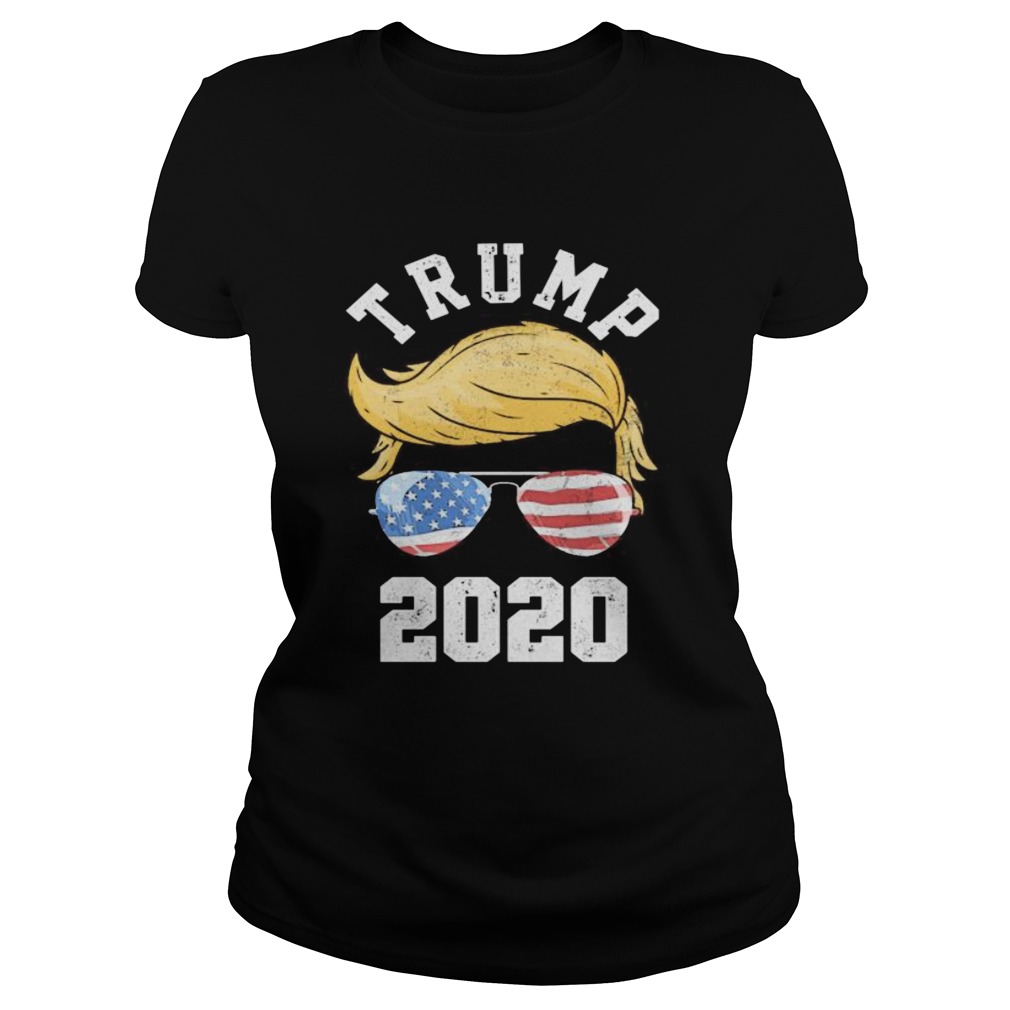 Trump 2020 Glasse American Flag  Classic Ladies