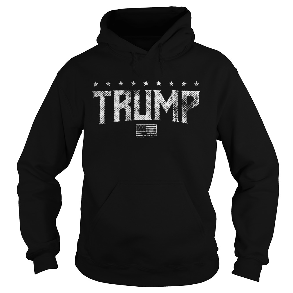 Trump american flag independence day stars  Hoodie